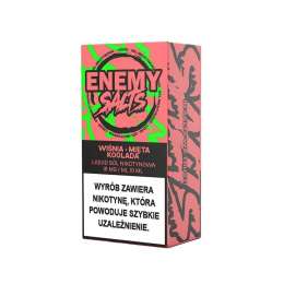 Liquid Enemy Salts - Wiśnia Mięta Koolada 18mg | E-LIQ