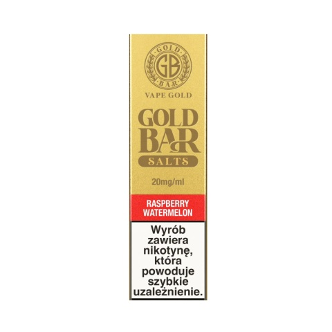 Liquid Gold Bar Salts - Raspberry Watermelon 20mg | E-LIQ