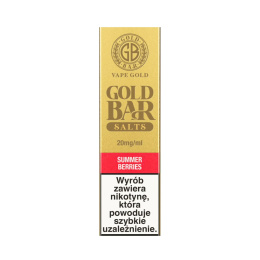 Liquid Gold Bar Salts - Summer Berries 20mg