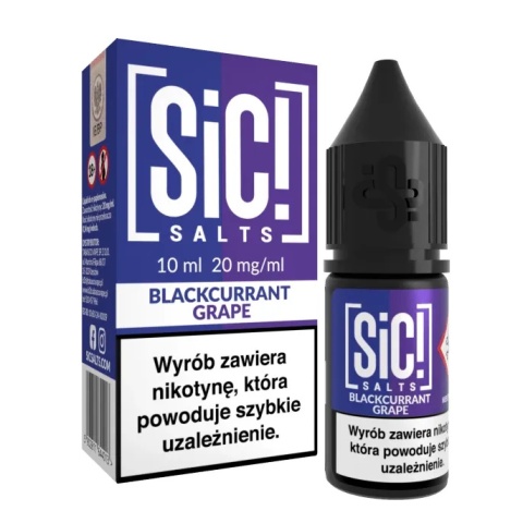 Liquid Sic Salts 10ml - Blackcurrant Grape 20mg | E-LIQ