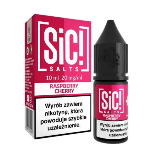 Liquid Sic Salts 10ml - Raspberry Cherry 20mg | E-LIQ