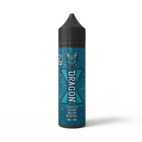 Longfill Dragon X Panda Eksperyment 10/60ml - Cukierek Lodowy Malina Menthol | E-LIQ