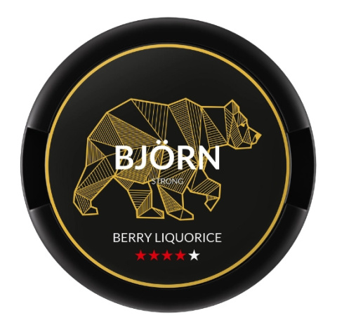 Woreczki Nikotynowe BJORN Strong - Berry Liquorice 19,5mg | E-LIQ