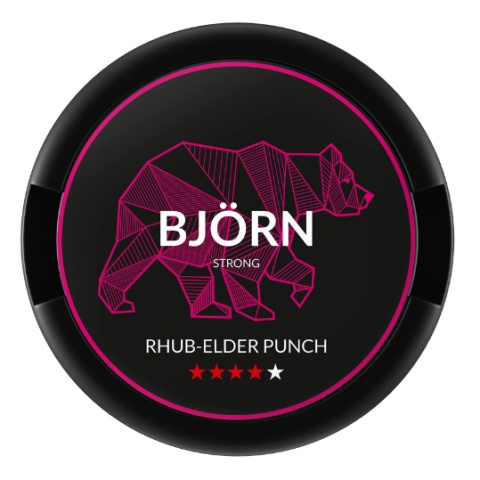 Woreczki Nikotynowe BJORN Strong - Rhub-Elder Punch 19,5mg | E-LIQ