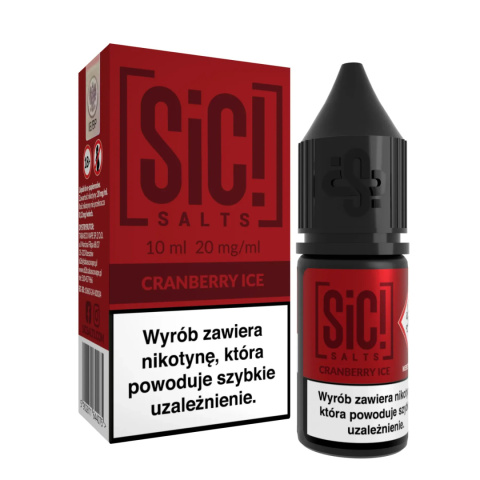 Liquid Sic Salts 10ml - Cranberry Ice 20mg | E-LIQ