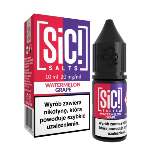 Liquid Sic Salts 10ml - Watermelon Grape 20mg | E-LIQ