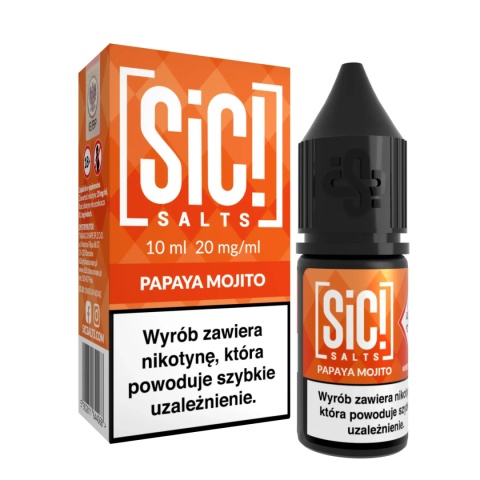 Liquid Sic Salts 10ml - Papaya Mojito 20mg | E-LIQ