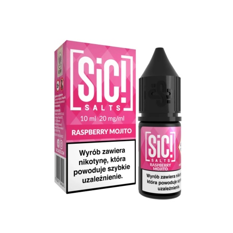 Liquid Sic Salts 10ml - Raspberry Mojito 20mg | E-LIQ