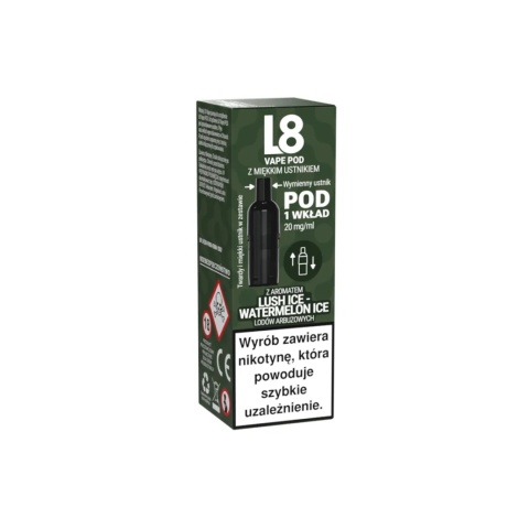 Wkład L8 Vape 800puff 20mg - Lush Ice Watermelon Ice | E-LIQ