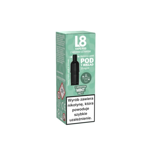 Wkład L8 Vape 800puff 20mg - Mint | E-LIQ