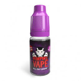 Liquid Vampire Vape 10ml - All Day Grape 6mg 