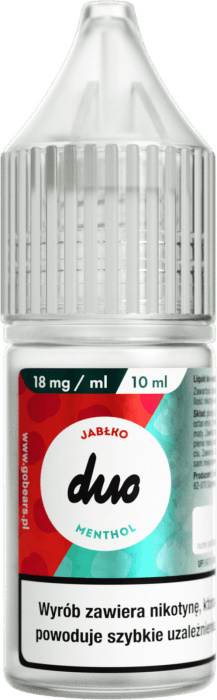 Liquid Duo Nicotine 10ml - Jabłko Menthol 3mg 