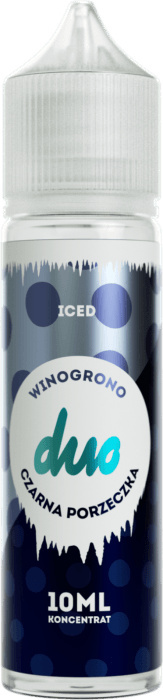 Longfill DUO ICED koncentrat 10/60ml - WINOGRON CZARNA PORZECZKA 