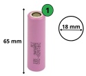 Akumulator INR 18650 - 30Q Samsung 3000mAh Li-lon 3.6V 20A | E-LIQ