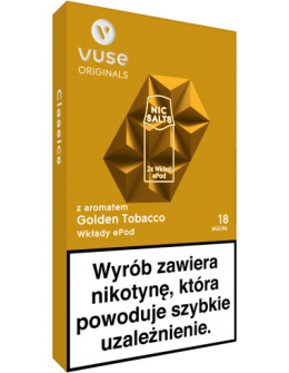 Vuse ePod Golden Tobacco 12mg /ml (2 szt.) 