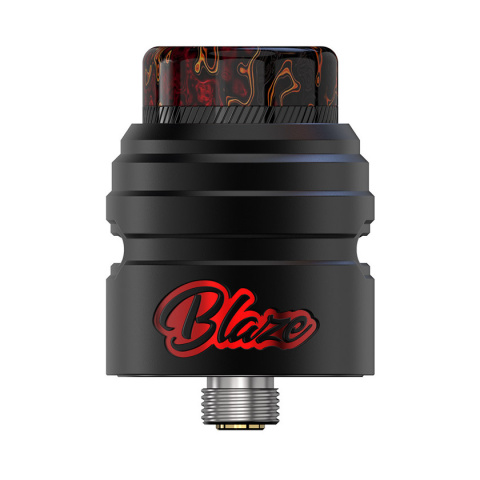 THC Blaze Solo RDA Atomizer 2ml Lava Black | E-LIQ