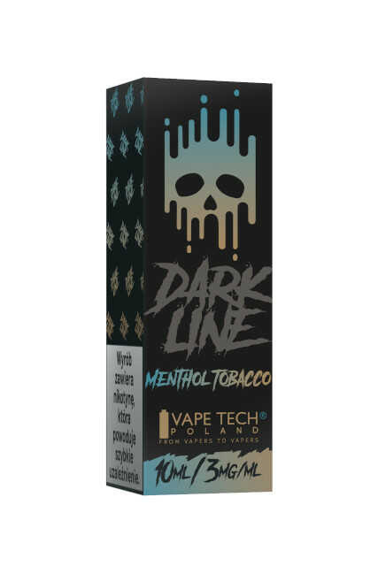 Liquid DARK LINE 10ml - Menthol Tobacco 3mg 