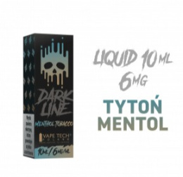 Liquid DARK LINE 10ml - Menthol Tobacco 6mg 