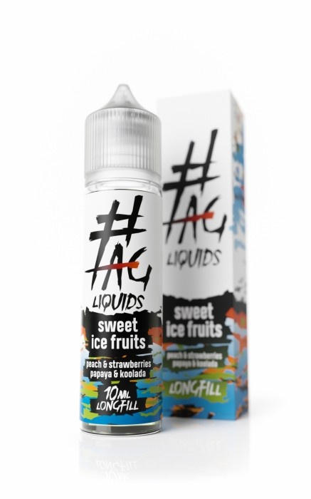 Longfill Hasztag #TAG 10/60ml - Sweet Ice Fruits | E-LIQ