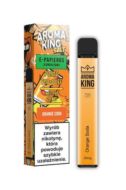 Jednorazowy E-Papieros Aroma King Orange Soda 20mg - Bomami